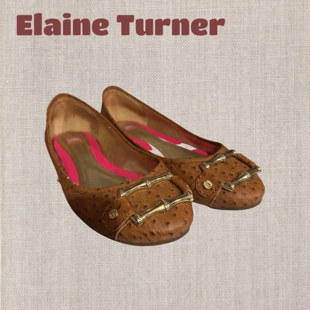 Elaine Turner women flats, size 6